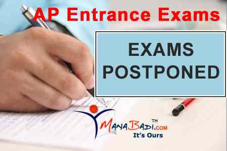 All AP Entrance Exams has been Postponed