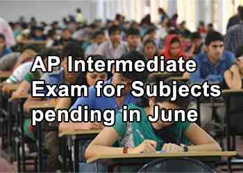 AP Intermediate Exam for Subjects pending in June