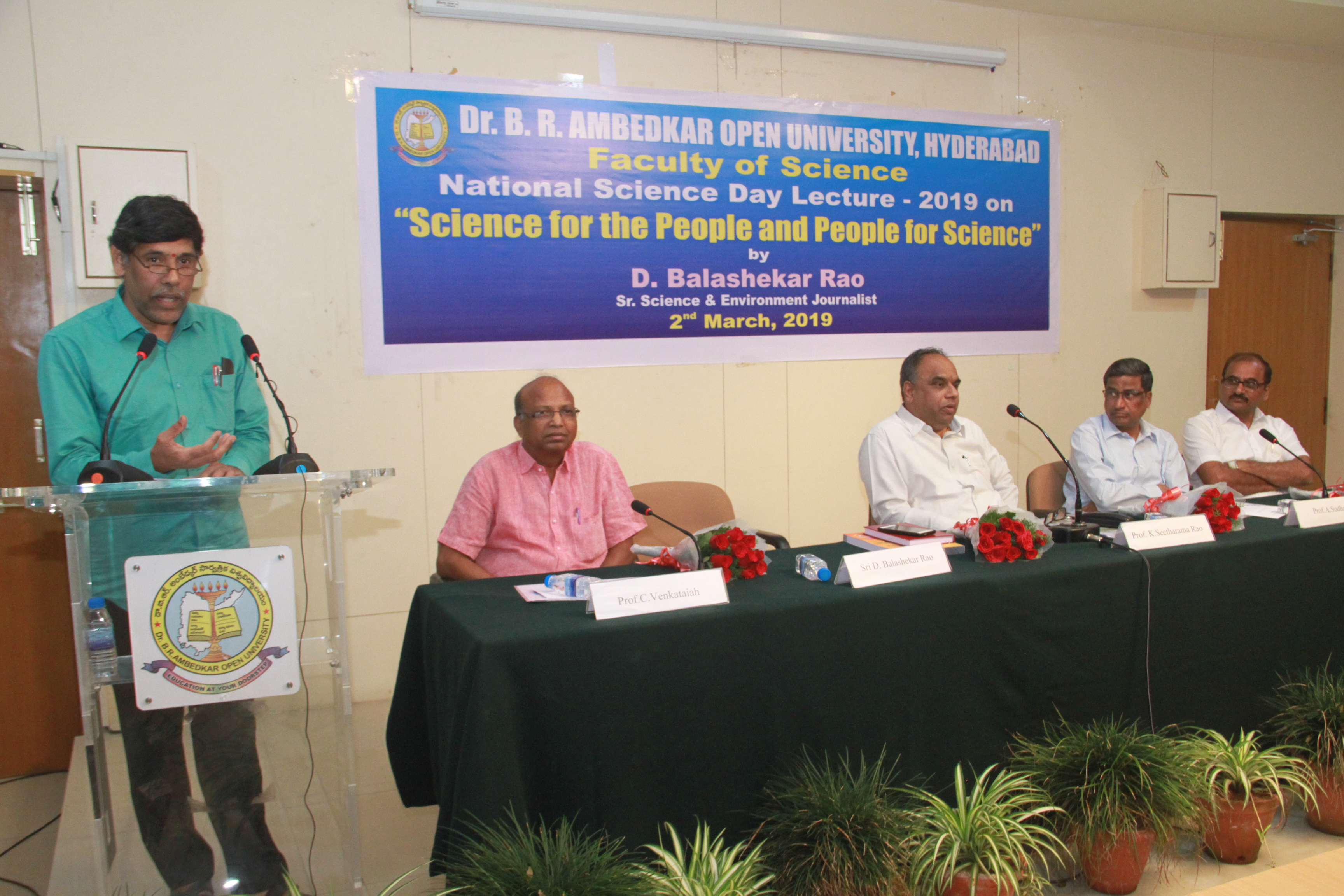 National Science Day at Dr.B.R.Ambedkar Open University