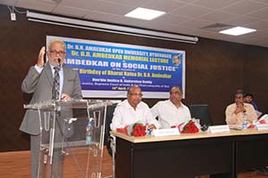 BRAOU organized Dr. B. R. Ambedkar Memorial Lecture