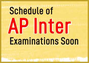 Schedule of AP Inter Examinations Soon