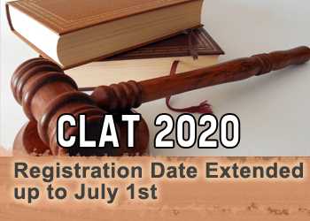 CLAT 2020 Registration Date Extended up to July 1st 